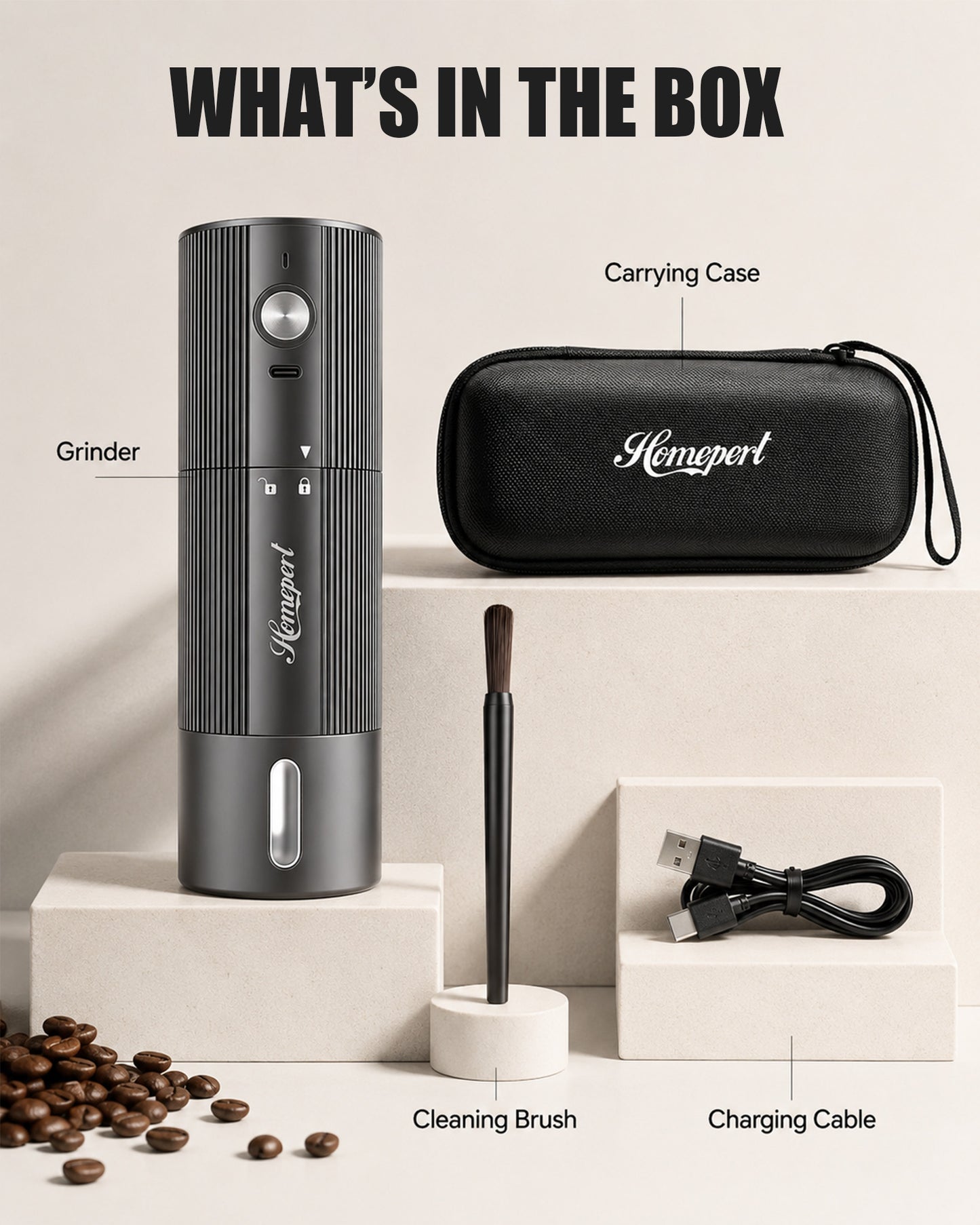 Electric coffee grinder